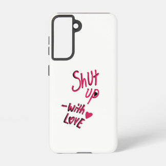 Coque Samsung Galaxy Fermer avec Love Galaxy S21 Coque dur