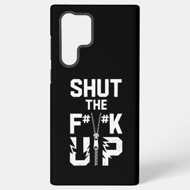 Coque Samsung Galaxy Fermer le graphique Zipper F#%K Up - Instruction B (Verso)
