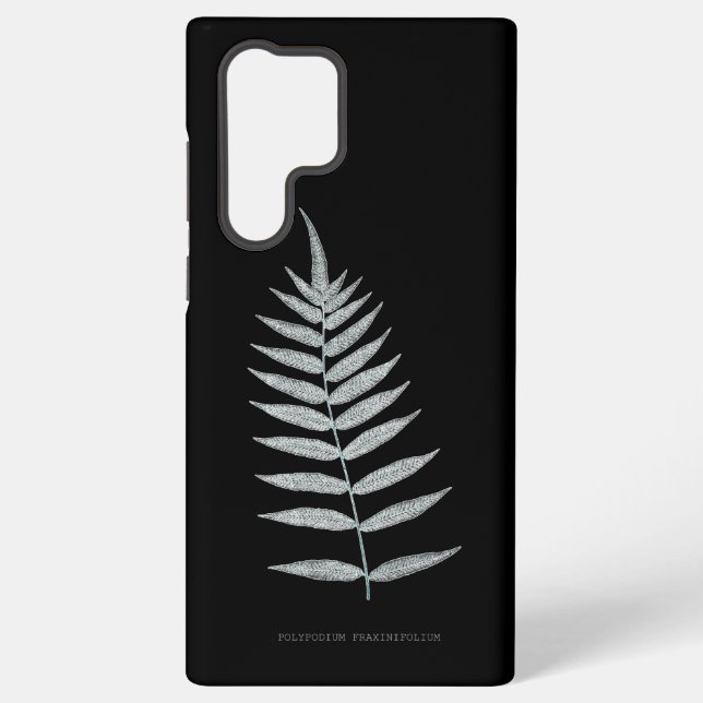 Coque Samsung Galaxy Ferne - Polypodyum Fraxinifolium - Effet de rayons (Verso)