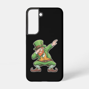 Coque Samsung Galaxy Fête de la Saint-Patrick Leprechaun Dab Dabbing en