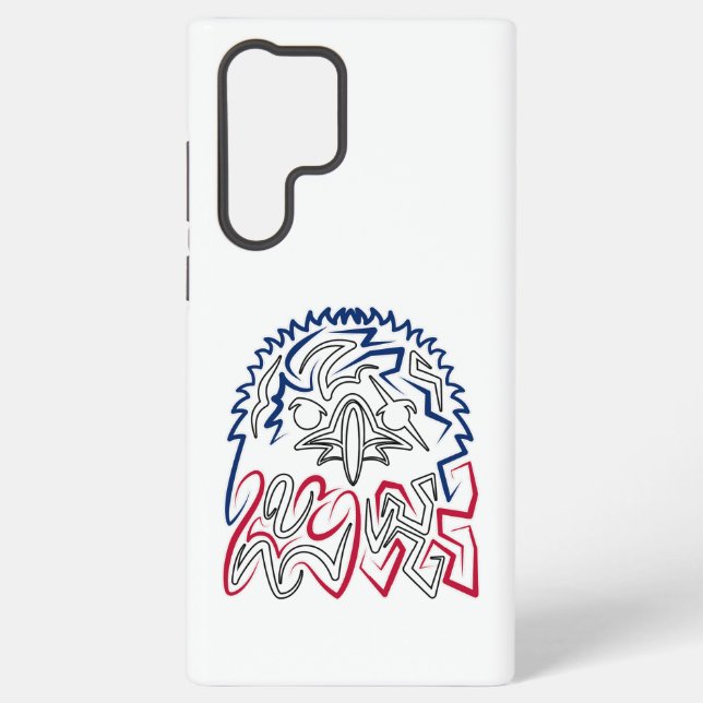Coque Samsung Galaxy Fête de l'Indépendance Aigle américain (Verso)