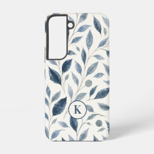 Coque Samsung Galaxy Feuille Bleue Personnalisée