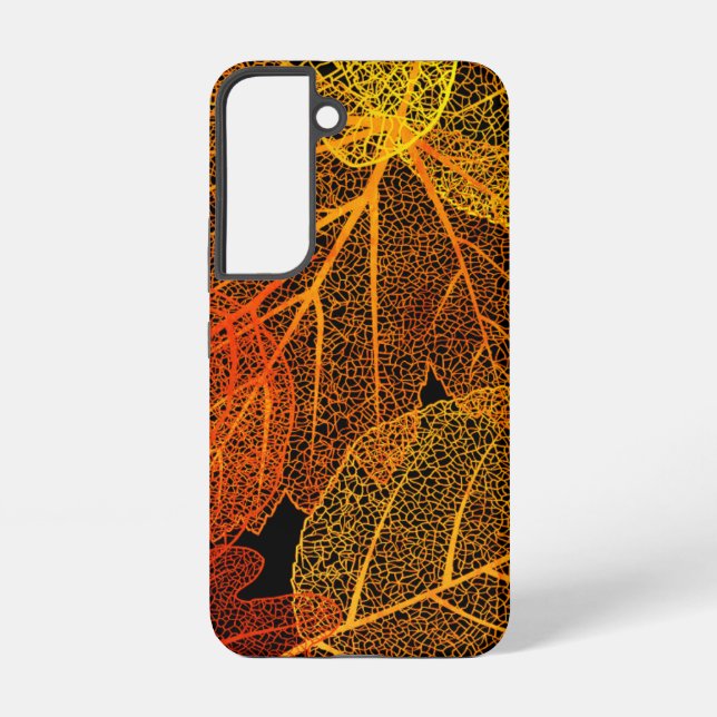 Coque Samsung Galaxy Feuilles automne élégantes (Verso)