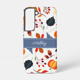 Coque Samsung Galaxy Feuilles botaniques élégantes d'automne