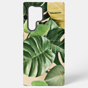Coque Samsung Galaxy Feuilles florales/hawaïennes/tropicales