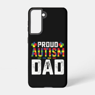 Coque Samsung Galaxy Fière Autisme Papa Sensibilisation Famille Autiste