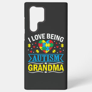 Coque Samsung Galaxy Fière Grand-mère Autisme Coloré Amour de Sensibili