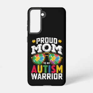 Coque Samsung Galaxy Fière Maman D'Un Autisme Guerrier Famille