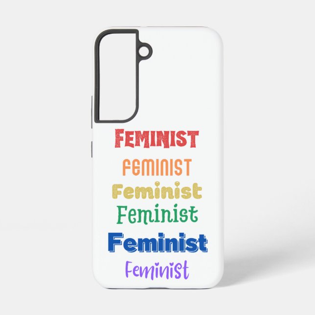 Coque Samsung Galaxy fierté féministe (Verso)