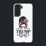 Coque Samsung Galaxy Fille de Trump Chignon Décoiffé Trump Élection Amé<br><div class="desc">Fille de Trump Chignon Décoiffé Trump Élection Américaine 2024 Drapeau Américain</div>