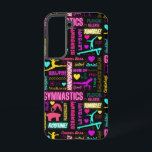 Coque Samsung Galaxy Filles colorées Gymnastique Glossaire Typographie<br><div class="desc">Filles colorées Gymnastique Glossaire Design de typographie chargé de couleurs vives, de fontes délicieuses, de silhouettes de gymnaste au sol, de poutre de balance, de coffre-fort et de barres. Caractéristiques beaucoup de mots de gymnastique communs que chaque gymnaste sera familier avec. Comprend également de minuscules coeurs de gribouillis, des fleurs...</div>