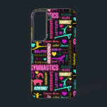 Coque Samsung Galaxy Filles colorées Gymnastique Glossaire Typographie<br><div class="desc">Filles colorées Gymnastique Glossaire Design de typographie chargé de couleurs vives, de fontes délicieuses, de silhouettes de gymnaste au sol, de poutre de balance, de coffre-fort et de barres. Caractéristiques beaucoup de mots de gymnastique communs que chaque gymnaste sera familier avec. Comprend également de minuscules coeurs de gribouillis, des fleurs...</div>