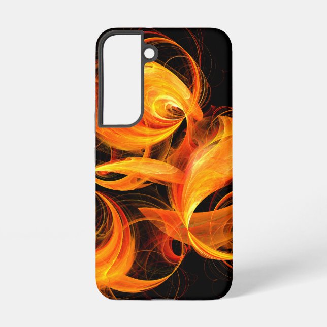 Coque Samsung Galaxy Fireball Abstract Art (Verso)