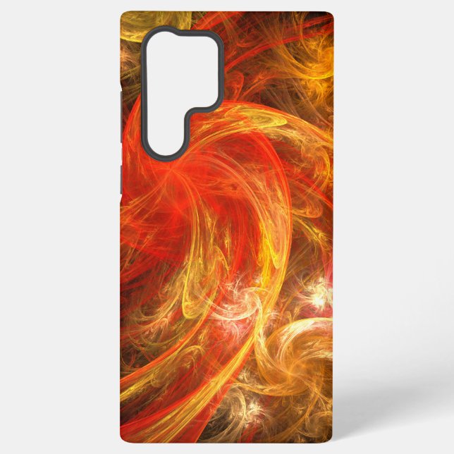 Coque Samsung Galaxy Firestorm Nova Art Abstrait (Verso)