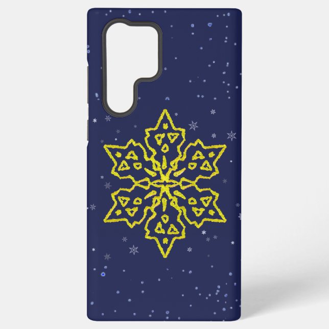 Coque Samsung Galaxy Flèche-neige en or (Verso)