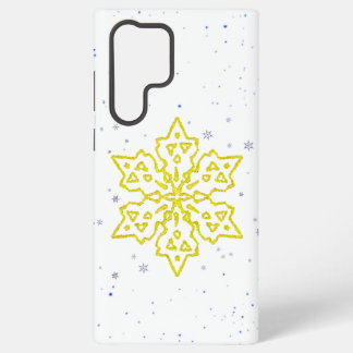 Coque Samsung Galaxy Flèche-neige en or