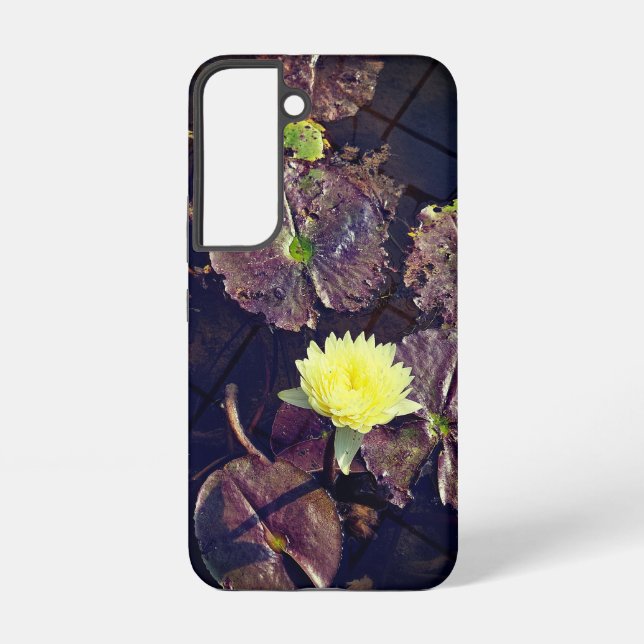 Coque Samsung Galaxy fleur de lotus en automne (Verso)