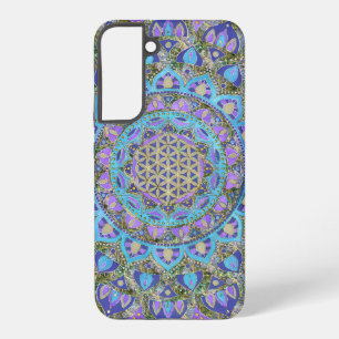 Coque Samsung Galaxy Fleur de Vie - Mandala Style Inde 2