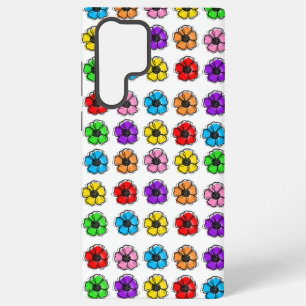 Coque Samsung Galaxy Fleur Floral Doodle Line Art Aquarelle Abstraite