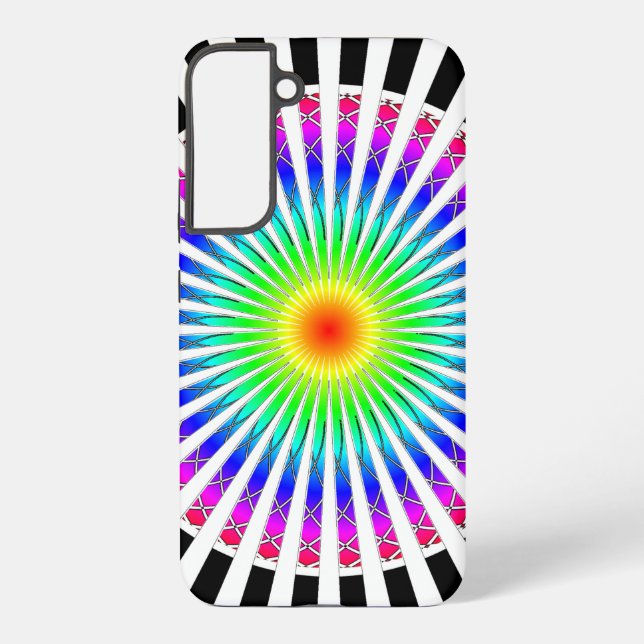 Coque Samsung Galaxy Fleur hypnotique (Verso)