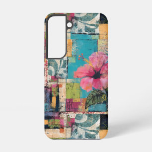 Coque Samsung Galaxy Fleur rose Abstraite