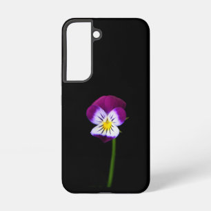 Coque Samsung Galaxy Fleur violette sgcnm
