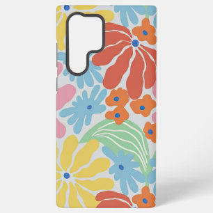 Coque Samsung Galaxy Fleurs abstraites colorées et lumineuses