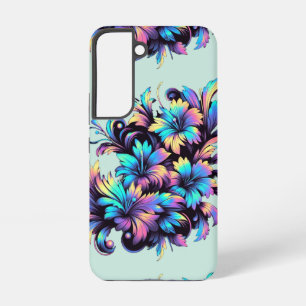 Coque Samsung Galaxy Fleurs Abstraites colorées Téléphone