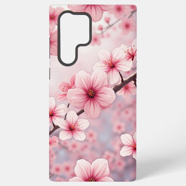 Coque Samsung Galaxy fleurs de cerisier (Verso)
