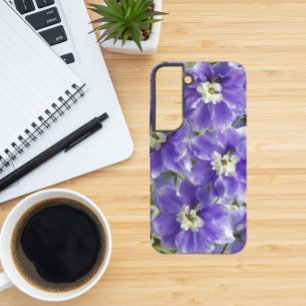Coque Samsung Galaxy Fleurs de Delphinium violettes Floral