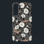 Coque Samsung Galaxy Fleurs de lune et sphinx Moths 2<br><div class="desc">Motif dessiné à la main avec des lunes et des papillons sphinx</div>