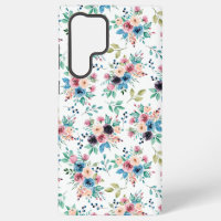 Fleurs de printemps colorées motif