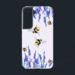 Coque Samsung Galaxy Fleurs de printemps et abeilles volent<br><div class="desc">Belle Fleurs de Printemps et Abeilles Volant - Dessin Nature Sweet Honey Bee - Choisissez / Ajouter votre texte favori / Couleur - Faites votre cadeau unique - Redimensionnez et déplacez ou retirez et ajoutez des éléments / image avec outil de personnalisation! - Dessin et design par MIGNED. Vous pouvez...</div>