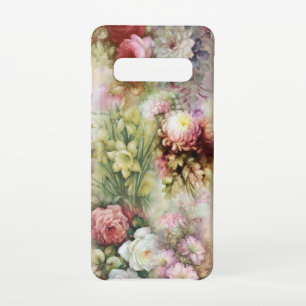Coque Samsung Galaxy S10 Fleurs de style vintage