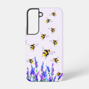 Coque Samsung Galaxy Fleurs et abeilles Samsung Galaxy Coque