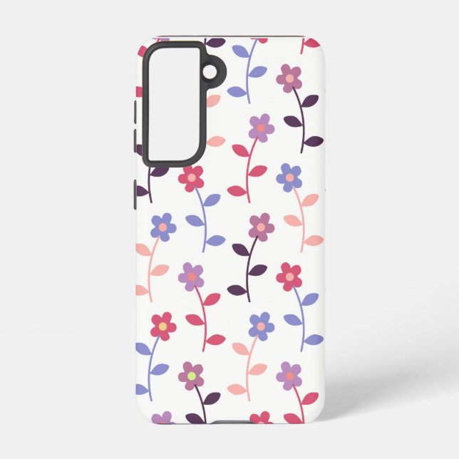 Coque Samsung Galaxy Fleurs minuscules et délicates (Verso)