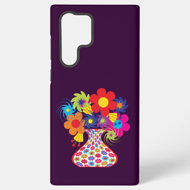 Coque Samsung Galaxy Fleurs Mod (Verso)