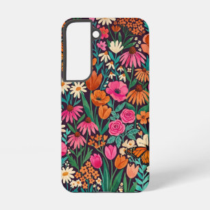 Coque Samsung Galaxy Fleurs sauvages abstraites Monarch Coques Samsung