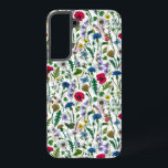 Coque Samsung Galaxy Fleurs sauvages sur blanc cassé<br><div class="desc">Collection peinte à la main de différentes fleurs sauvages.</div>