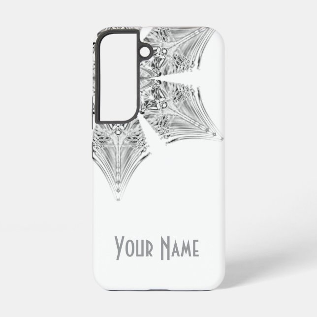 Coque Samsung Galaxy Flocon de neige en cristal - (Verso)