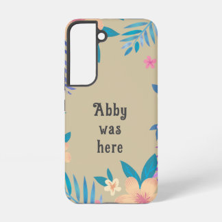 Coque Samsung Galaxy Floral hawaïen sur sable