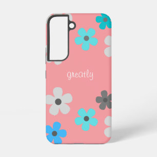 Coque Samsung Galaxy Floral moderne rustique