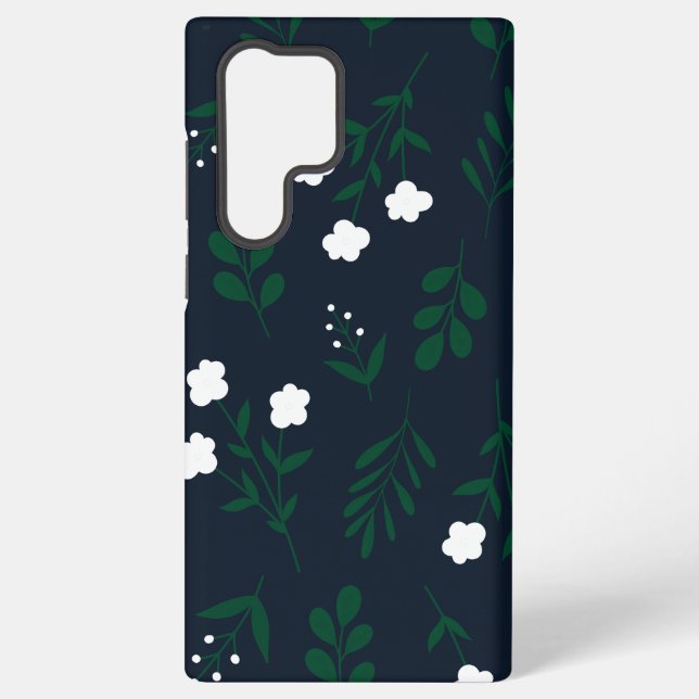 Coque Samsung Galaxy Floral rustique (Verso)