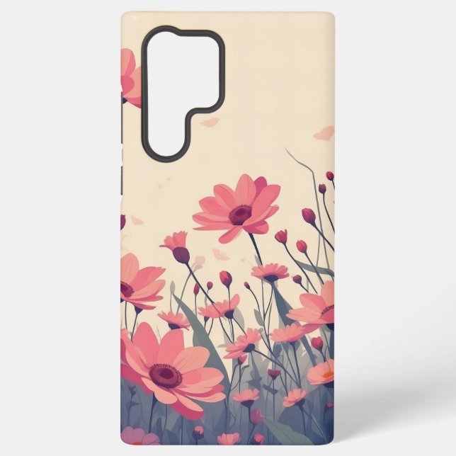 Coque Samsung Galaxy Flore rose Bliss doux fleurs roses (Verso)