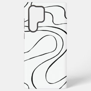 Coque Samsung Galaxy Flux et reflux 2 - Noir et Blanc