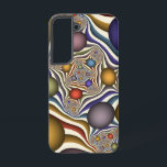 Coque Samsung Galaxy Flying Up, Colorful Moderne Art Fractal Abstrait<br><div class="desc">Art fractal avec profondeur. Conception pour votre coque Samsung Galaxy S22 et plus.</div>