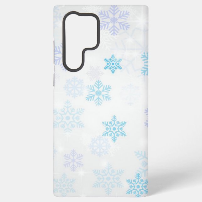 Coque Samsung Galaxy Fond de Noël simple  (Verso)