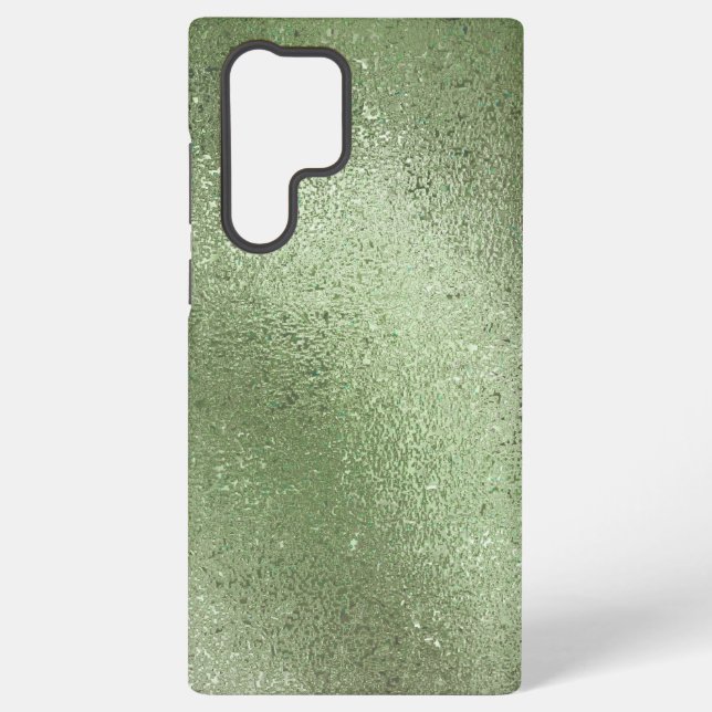 Coque Samsung Galaxy Fond de texture iridescent vert clair (Verso)