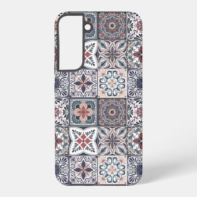 Coque Samsung Galaxy Fond d'écran Backsplashes / Talavera inspiré tuile (Verso)