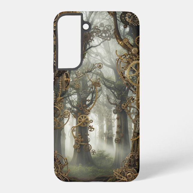 Coque Samsung Galaxy Forêt d'engrenages  (Verso)
